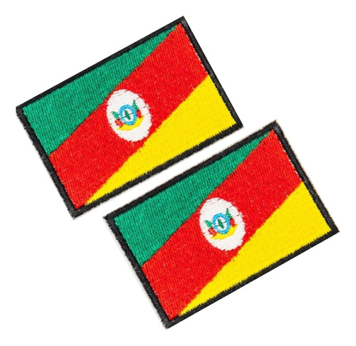 Kit Bandeira Do Rio Grande Do Sul - Bordado - Patch