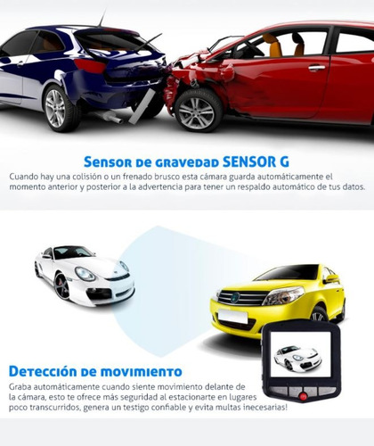Imagen 4 de 5 de Camara Dvr Grabador Para Automovil Full Hd Gt300 Envio Grati