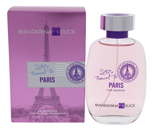 Edt 3.4 Onzas Lets Travel To Paris Por Mandarina Duck Para