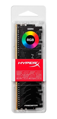 Hyperx Predator Rgb Memoria Ram Ddr4 8gb 2933mhz