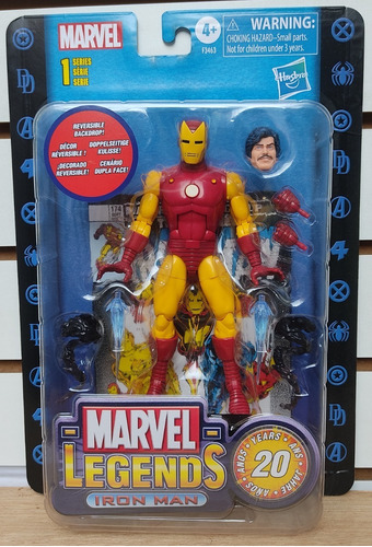 Figura Iron Man Marvel Legends 20 Aniversario Serie 1