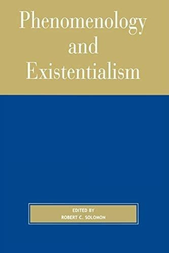 Libro:  Phenomenology And Existentialism