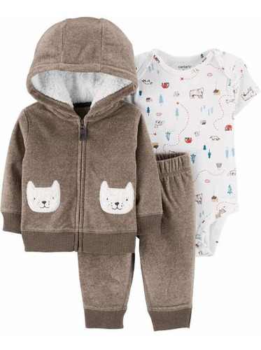 Set De Tres Piezas Marca Carters Bebés Y Niños (as)