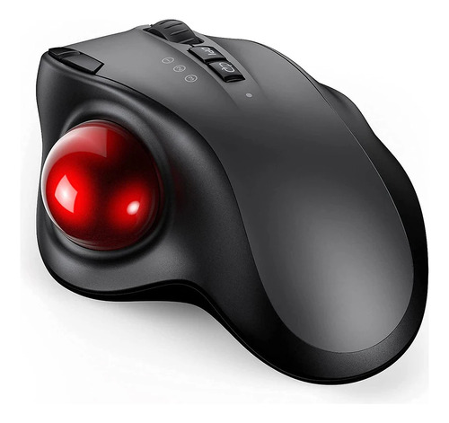 Mouse Inalámbrico Trackball Recargable Bluetooth 2.4 G