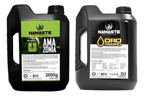 Kit Vege Namaste Amazonia 2kg & Oro Negro 2l Valhalla Grow