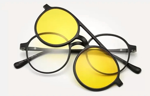 Lentes Armazón Clip 6 En 1 Magnético Para Graduar 2309a