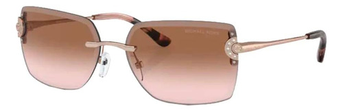 Michael Kors Woman Gafas De Sol Rose Gold Frame, Lentes Marr