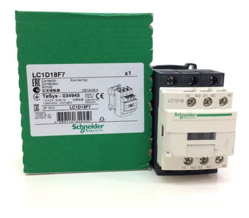 Contactor 18a 220/440v Schneider Electric Lc1d18f7