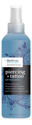 Skinsmart Antimicrobial Piercing Y Cuidado Posterior De Tatu