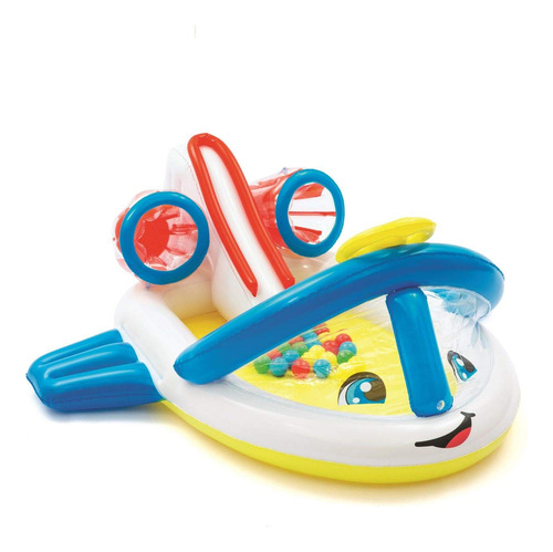 Fisher-price Bestway Little People Juego De Pelotas De Avión