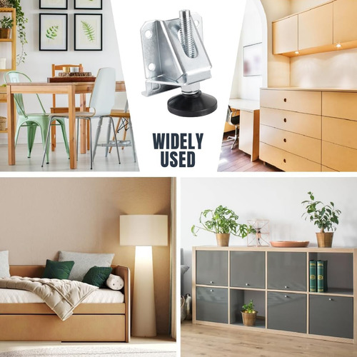 Pies Niveladores De Patas De Muebles Ajustables Resistentes