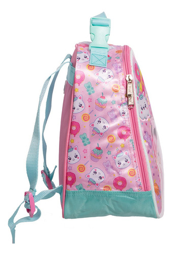 Kit Mochila Mis Pastelitos Lonchera Lap Original Primaria Mo Rosa Rosa
