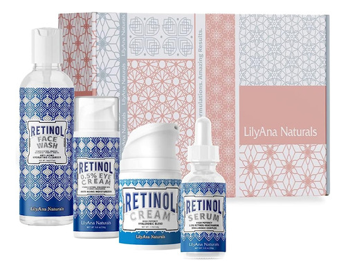 Lilyana Naturals Skin Care Set - Set De Retinol Con Lavado D