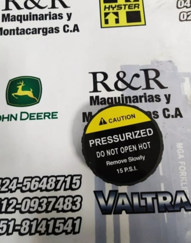 Tapa De Radiador Para  Excavador 210le