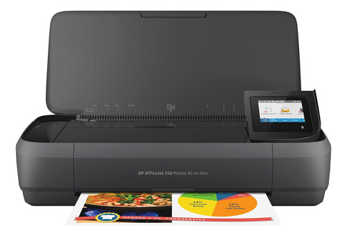 Impresora Portátil Todo En Uno Hp Officejet 250 Con Impresió