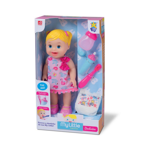 Boneca My Little Collections Cuidados Divertoys  8032