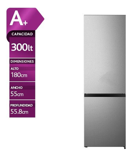 Refrigerador Hisense Rb341nl 264l Inferior 2 Puertas