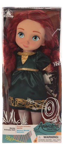 Muñeca Disney Store Animators Collection Merida Valiente