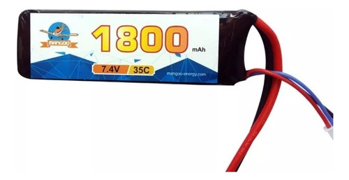 Imagen 1 de 8 de Batería Litio Polímero Lipo 7.4v 1800mah 35c Autos Rc Drones