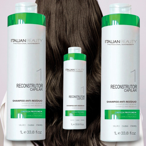 Shampoo Anti Resíduos Italian Bealty Pre Tratamento Detok