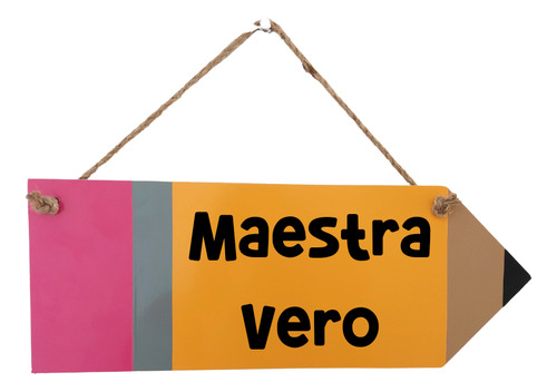 Letrero Para Salon De Clases Personalizado- Regalo Maestro