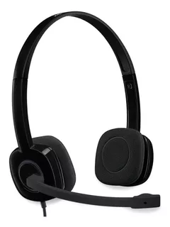 Auricular Logitech H151 Con Microfono 3.5 Mm Negro Pce