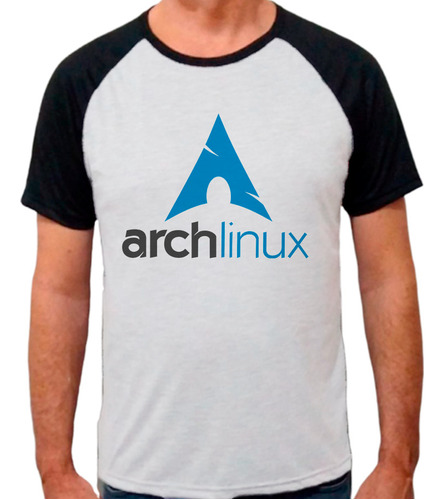 Camiseta Raglan + Frete Camisa Blusa Archlinux  Sistema Lol