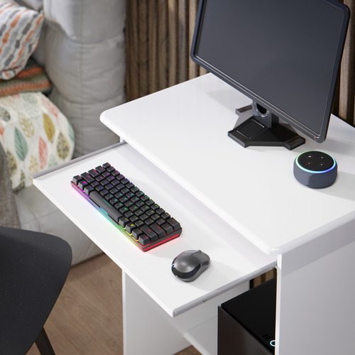 Mesa De Computador Com Suporte Para Teclado E Cpu Promoção