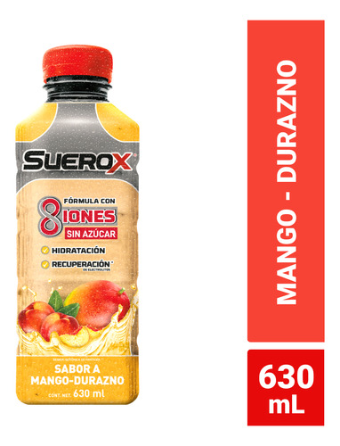 Suerox Bebida Isotónica Mango-durazno 630 Ml