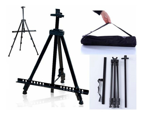 Imagen 5 de 7 de Pizarron Blanco 60x90 Con Atril Telescópico Plegable Oferta