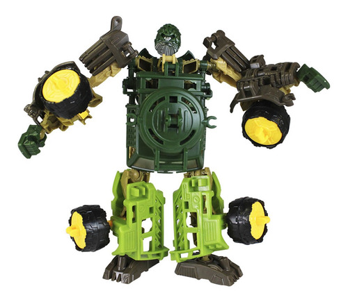 Boneco Robô Transformers De Montar Vira Carro Acessórios
