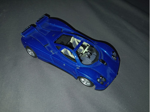 Vehículo Motor Max Pagani Zonda C12 Azul Escala 1/18