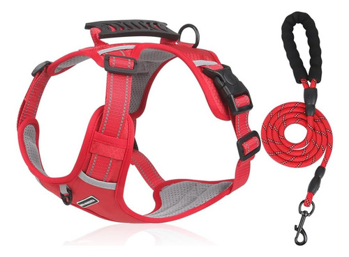 ** Pechera Arnés Transpirable Cómodo Con Correa For Perro