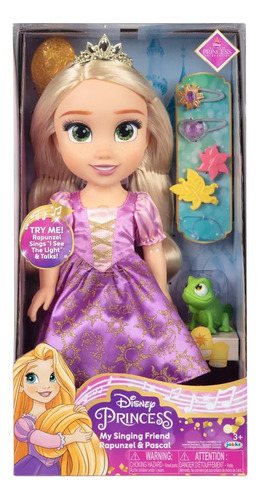 Muñeca Rapunzel Disney Princesas Sonidos Y Accesorios