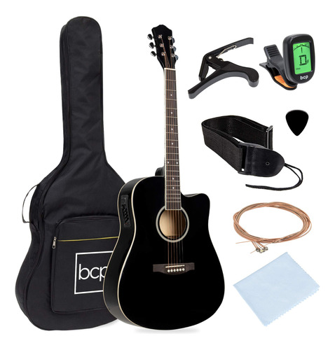 Best Choice Products Beginner Acoustic Electric Guitar Star.