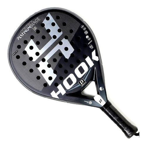 Paleta De Padel Hook Platinum Black