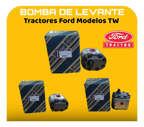 Bomba Hidráulica De Levante Tractores Ford Tw