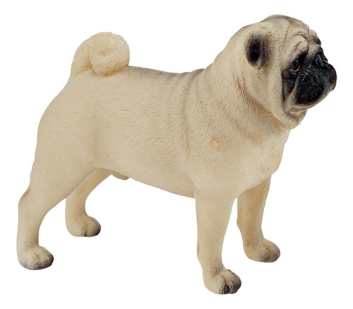 Figura De Perro Shar Pei Chino En Miniatura, Artesanía De