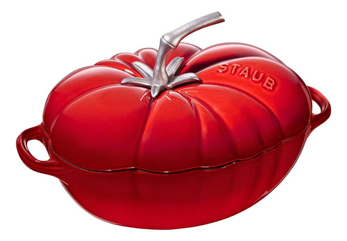 Staub Hierro Fundido Cocotte De Tomate, 3 quart, Cereza