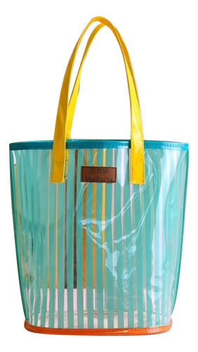 A Bolsa Portátil L Bolsa De Playa Transparente De Gran