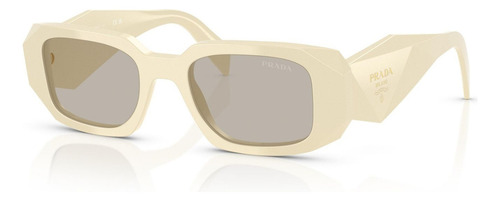 Óculos De Sol Prada Catwalk Nude Pr17ws 21d5j2-49 Lente Cinza