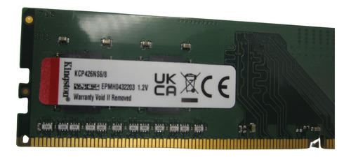 Memoria Ram Kingston Kcp426ns6/8 Ddr4 Dimm 2666mhz (Usado)