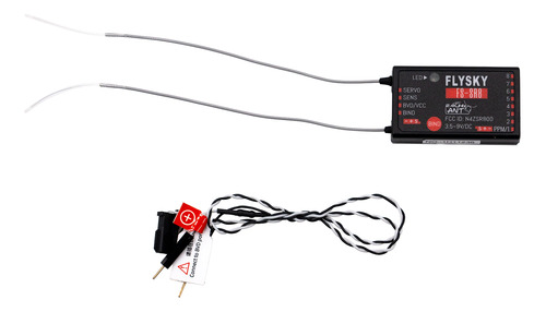 Receptor De Protocolo Rc De 3.5 ~ 9v/dc Fs-sr8 Flysky Para