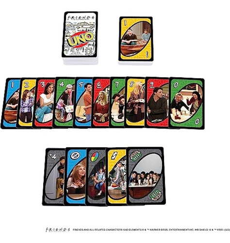Uno Friends Juego De Cartas Familiar Juguete Mattel Games ;o