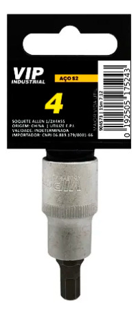 Soquete Allen 1/2 X M04 Crv Vip Industrial