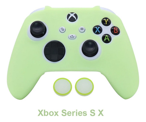 Funda Fluorescente Protector Mando Xbox Series S Y X + Grips