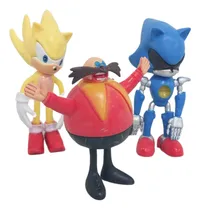 Comprar Muñecos De Sonic - Set X3 Figuras Del Juego Clasico