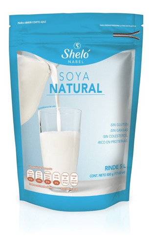 Bebida Tipo Leche De Soya En Polvo Rinde 5 Lts.