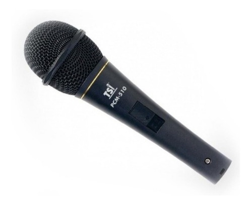 Microfone Condensador Vocal Instrumento Tsi Pcm510 Cor Preto