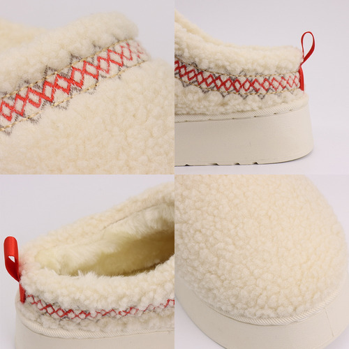 Pantufla Corderito Cerradas Calzado Calidas Para Dama